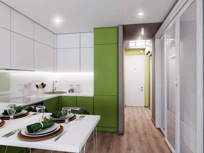 cuisine-salon design 18,62 m² m.