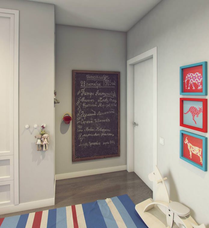 conception d'une chambre d'enfants 9,5 m² m.