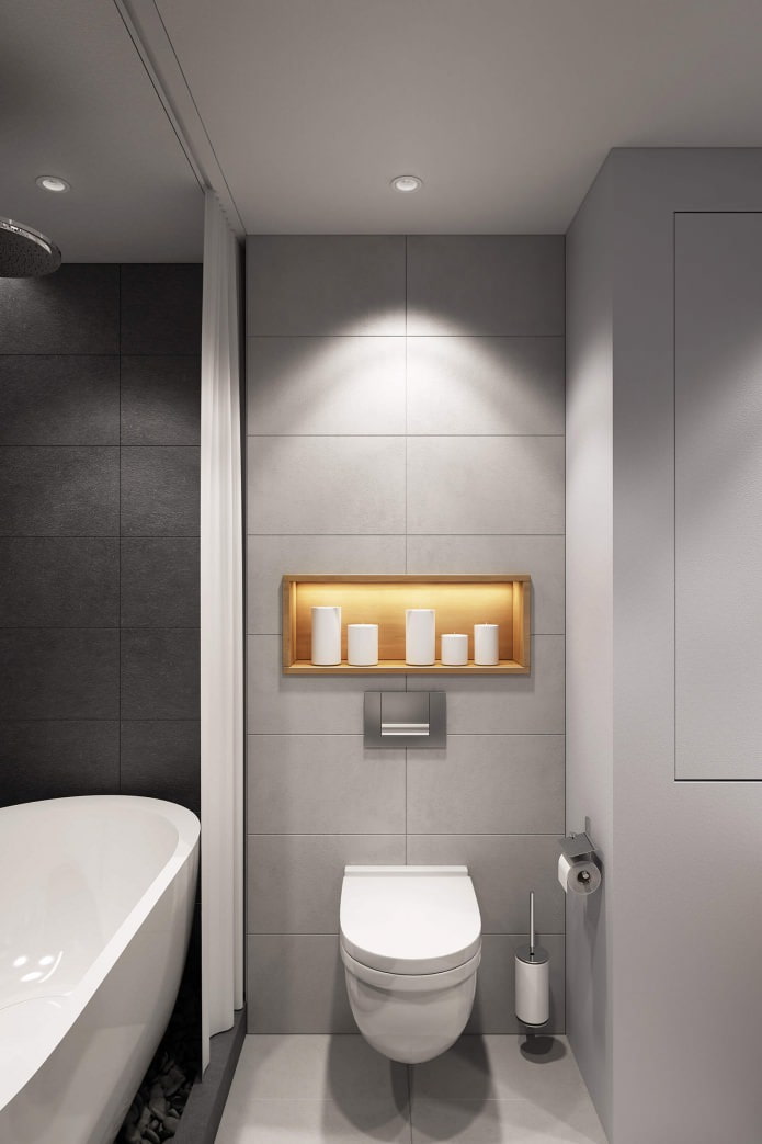 design de salle de bain moderne 4,7 m². m.