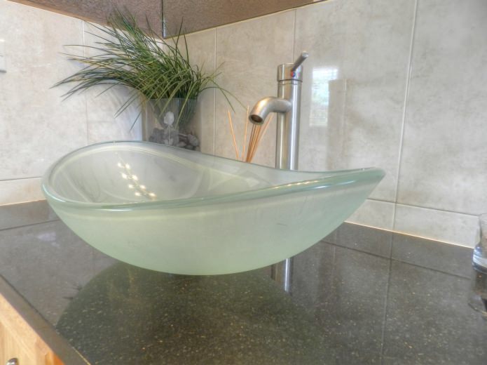 lavabo en verre