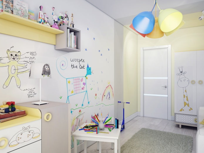 intérieur de chambre d'enfant