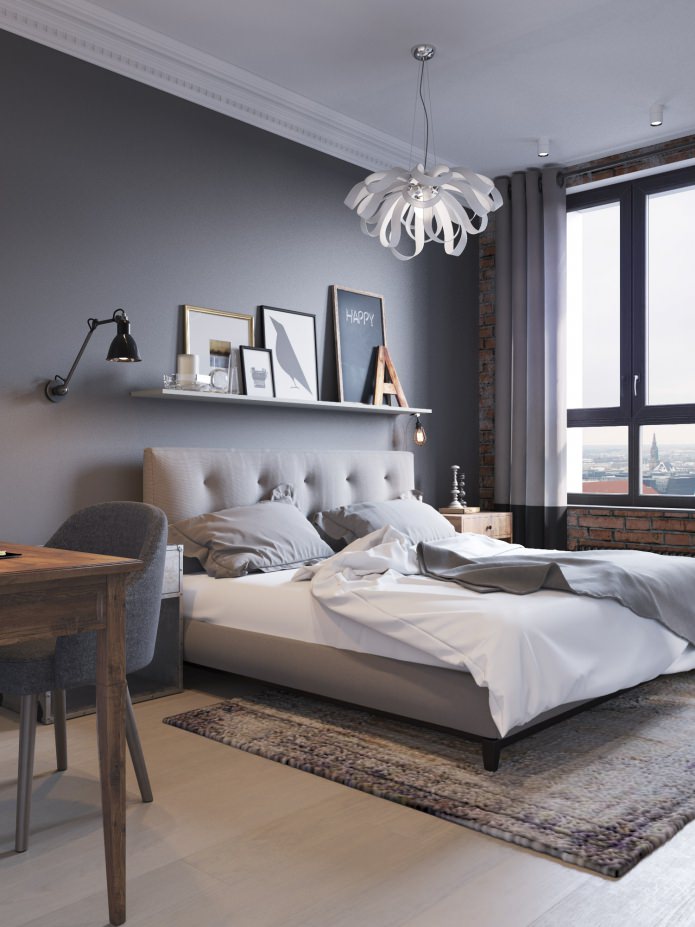 chambre dans un style moderne