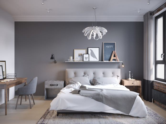 chambre dans un style moderne