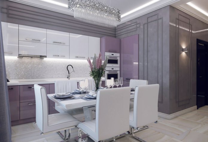 cuisine à l'intérieur d'un appartement de 46 m². m.