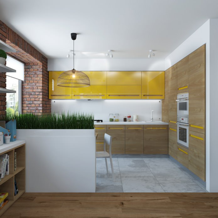 cuisine design dans un appartement de 65 m². m.