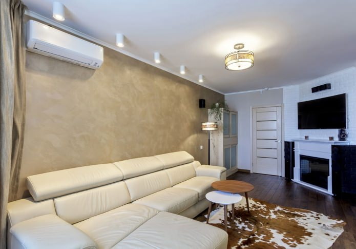 plafond avec texture mate