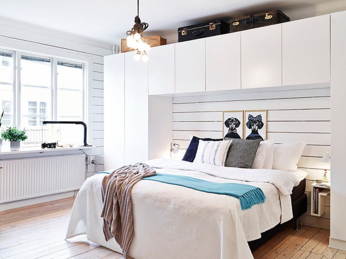 design de chambre scandinave blanc