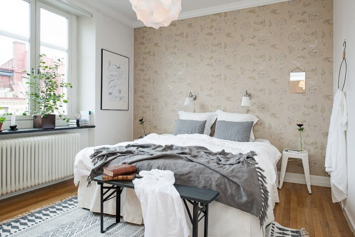 chambre de style scandinave