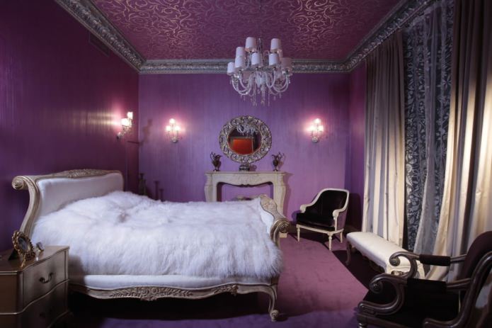 chambre violette classique