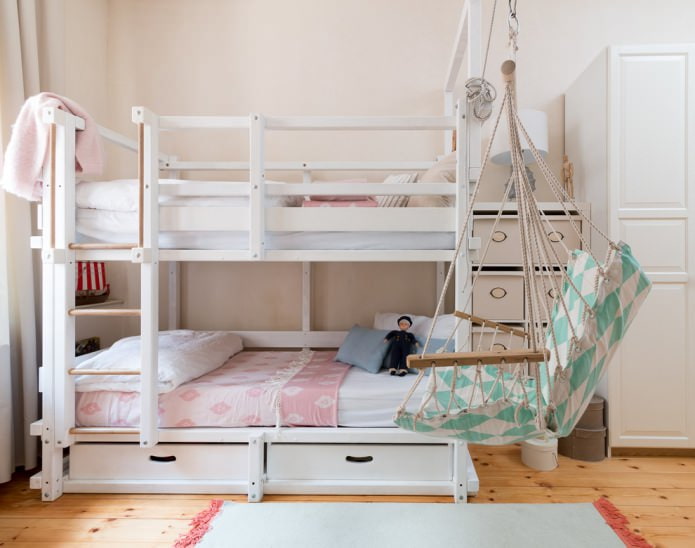 intérieur de chambre pour une fille 6-8 ans