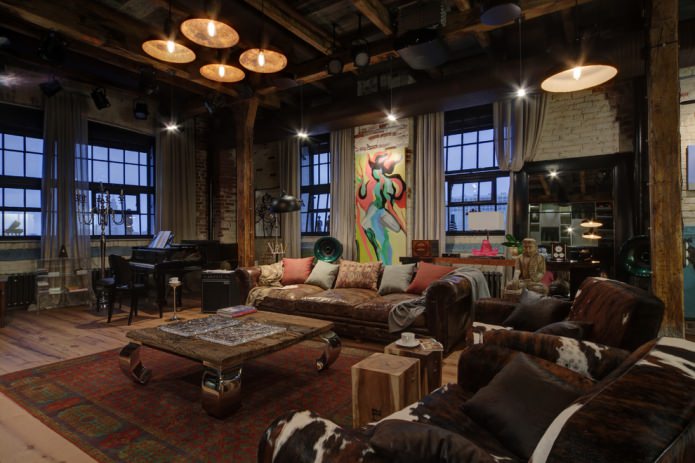 salon de style loft