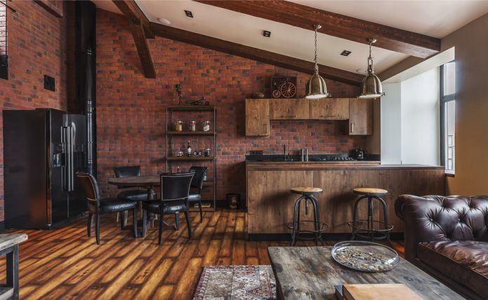 intérieur de style loft