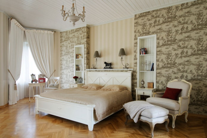 chambre lumineuse de style classique