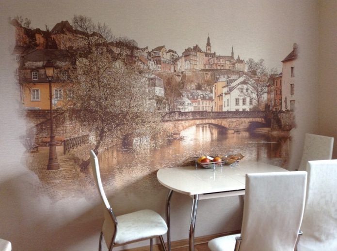 fresque dans la cuisine