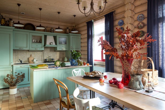 suburban kitchen interior