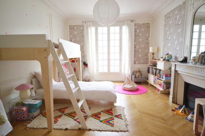 herringbone parquet sa nursery