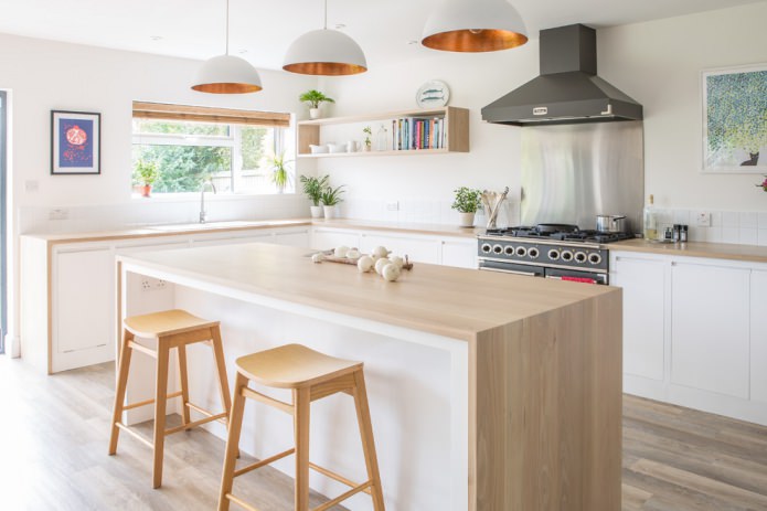 Style scandinave dans la cuisine