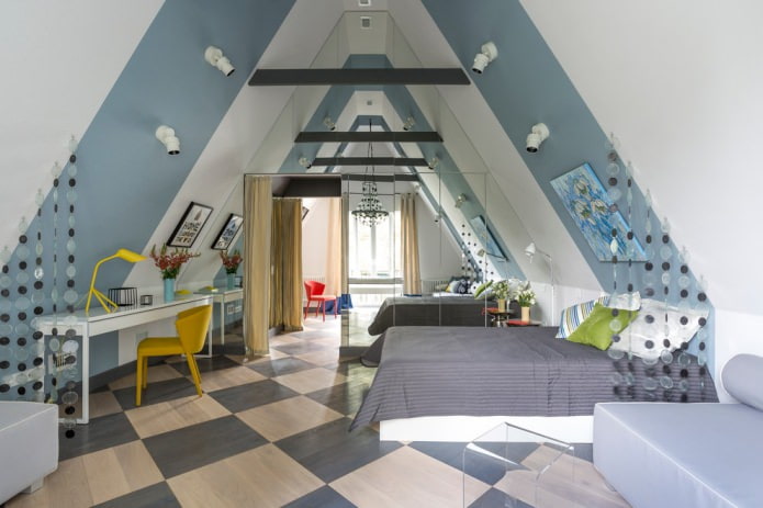 chambre pour un adolescent dans un style moderne