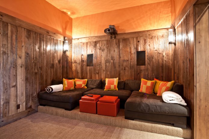 plafond orange