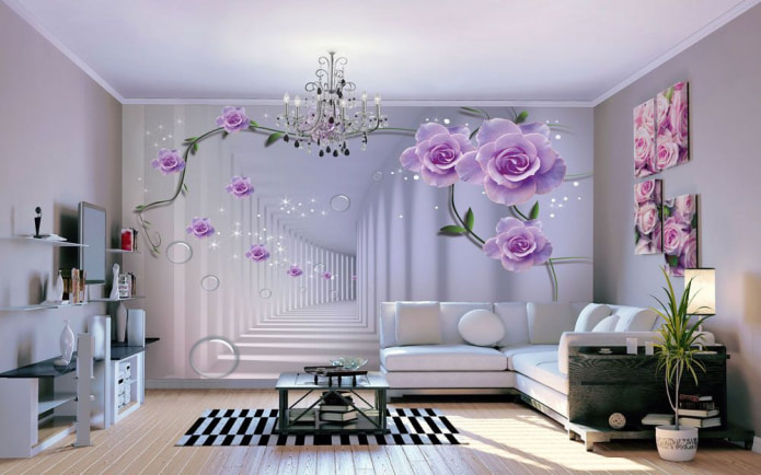 LED 3D wallpaper