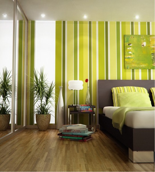 papier peint de couleur vert clair dans un style moderne