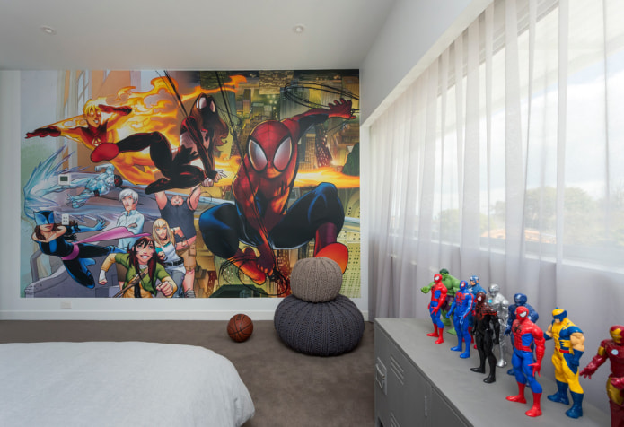 photos murales de spiderman