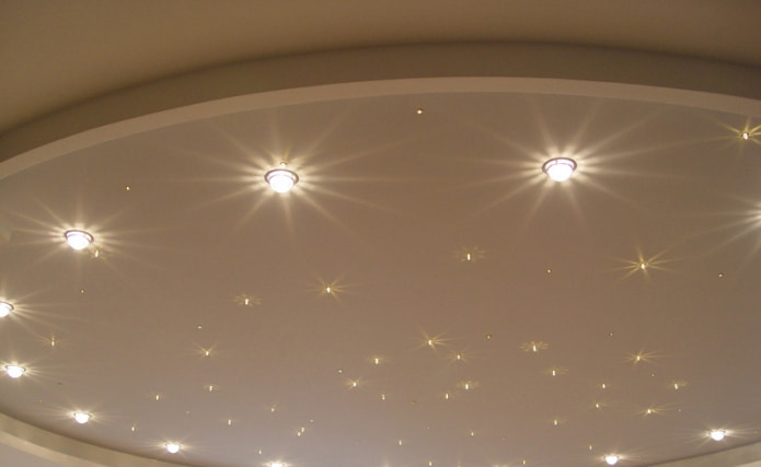 Plafond design galaxie blanc