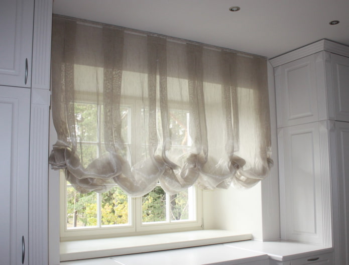 rideaux en organza autrichien