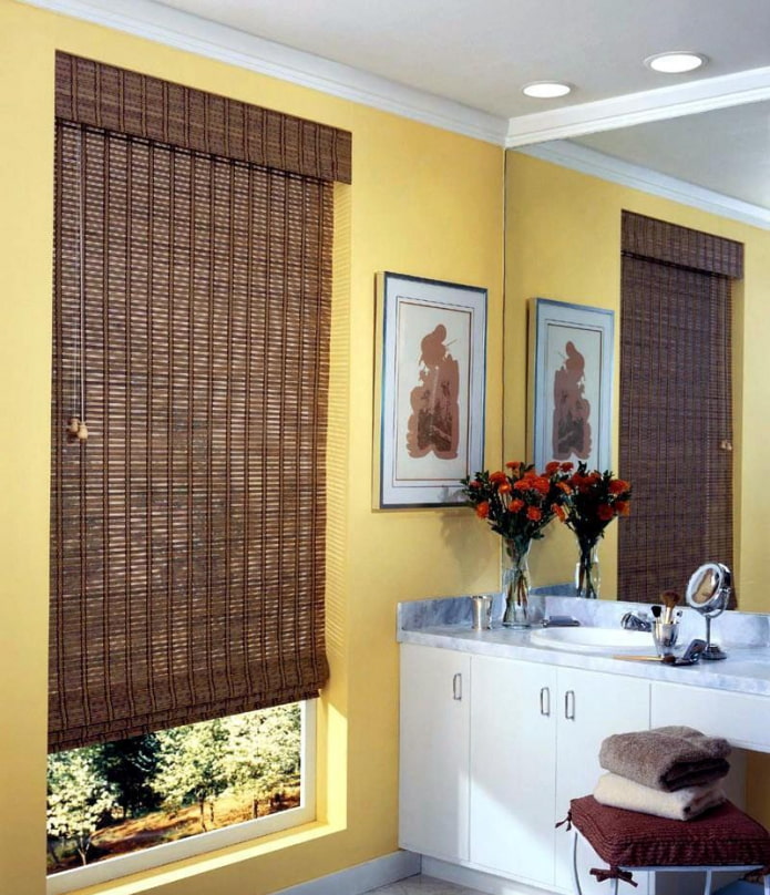 kawayan roman blinds sa interior