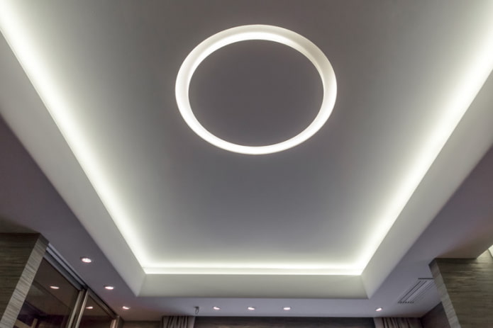 plafond illuminé