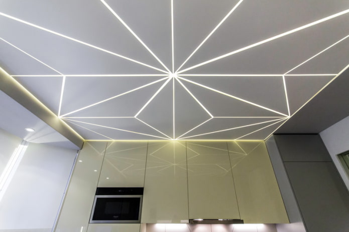 plafond illuminé