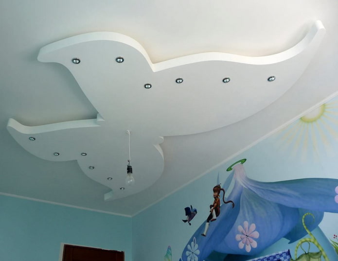 โครงสร้าง drywall รูปผีเสื้อ butterfly