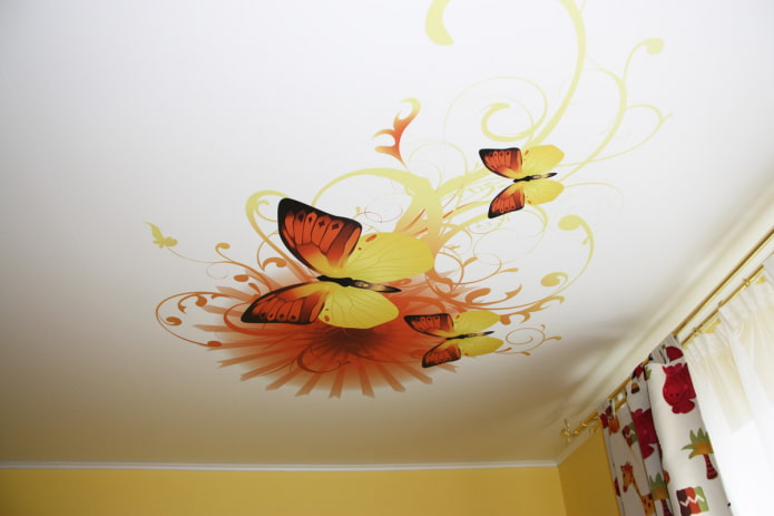 toile extensible avec impression photo en forme de papillons