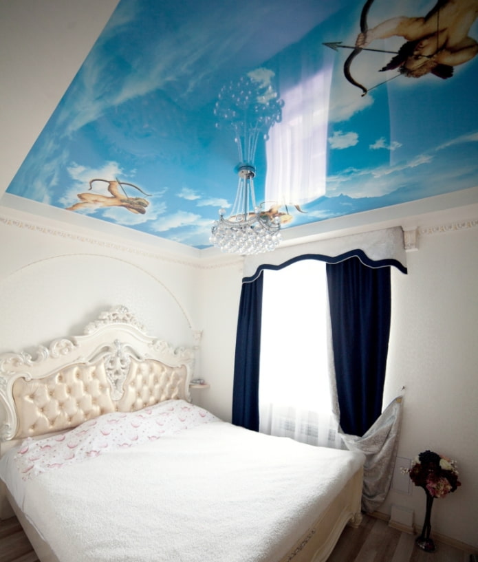 toile extensible avec impression photo dans la chambre