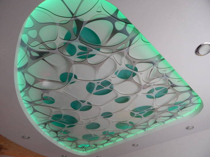 plafond 3d sculpté