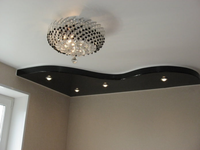 plafond avec coins noirs