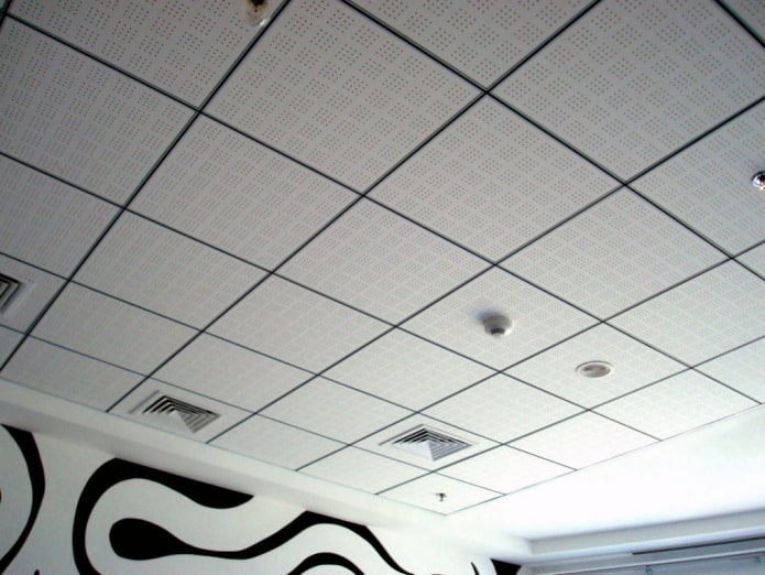 structure de plafond suspendu modulaire