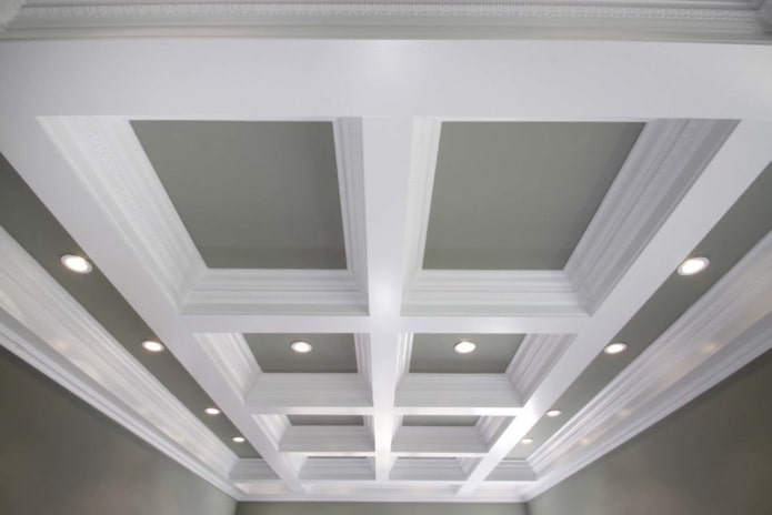 coffered konstruksyon ng plasterboard