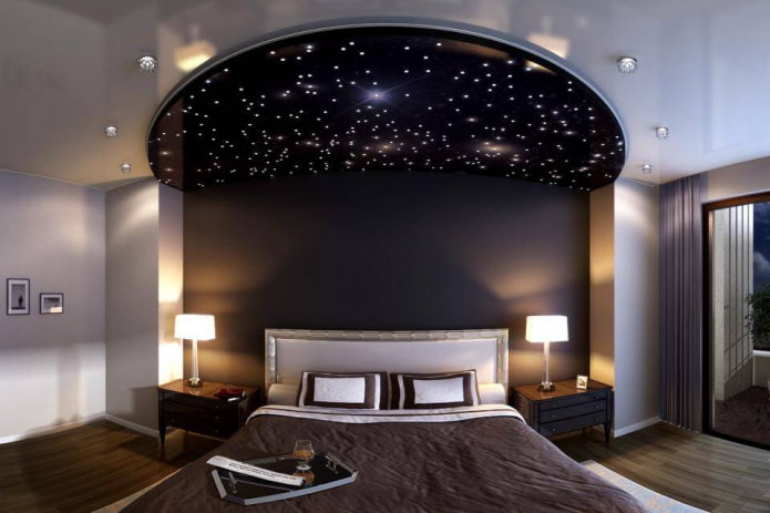 plafond du ciel nocturne à l'intérieur