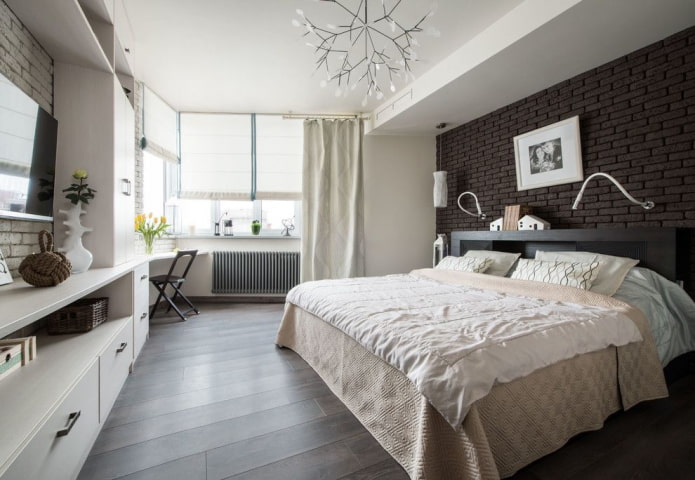 plafond blanc à l'intérieur de la chambre