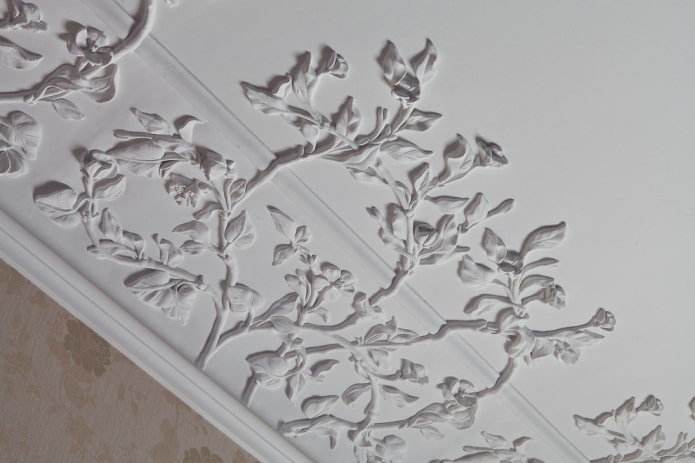 moulure de plafond en plâtre