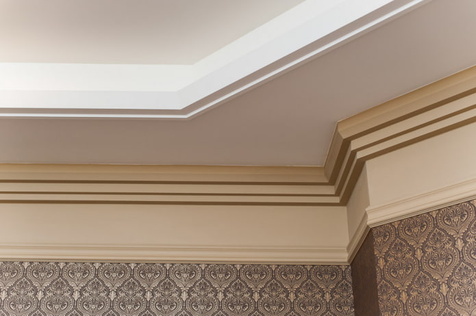 filet de plafond lisse