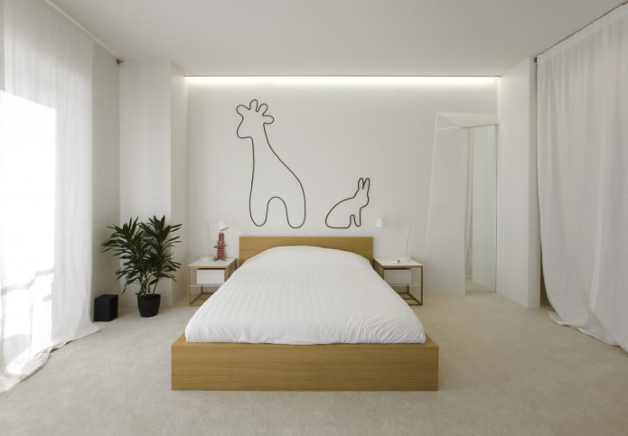 décoration murale dans le style du minimalisme