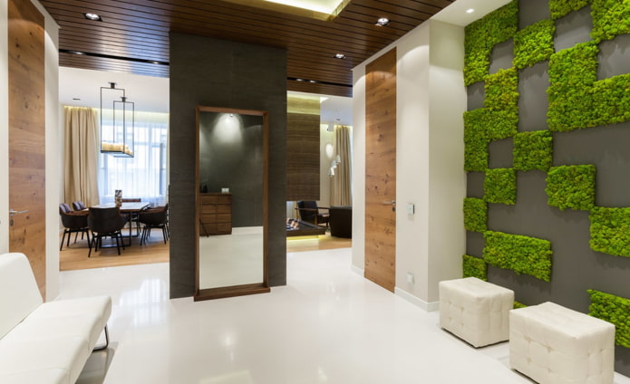 eco-style lobby mirror