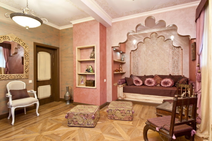 arches en plaques de plâtre bouclées à l'intérieur