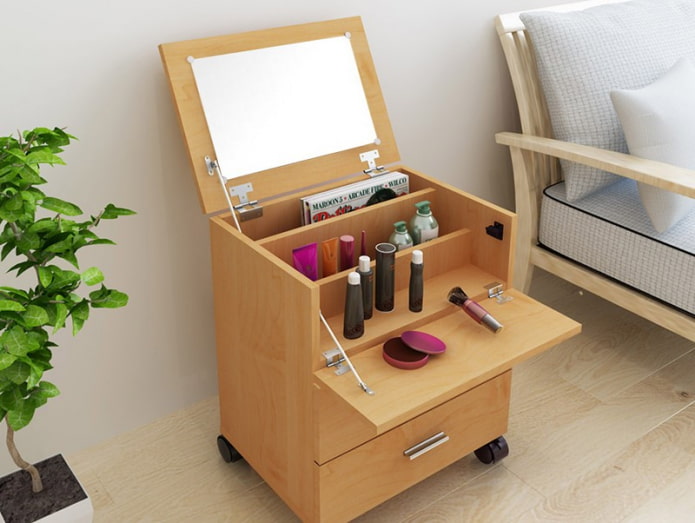 dressing mobile table sa interior