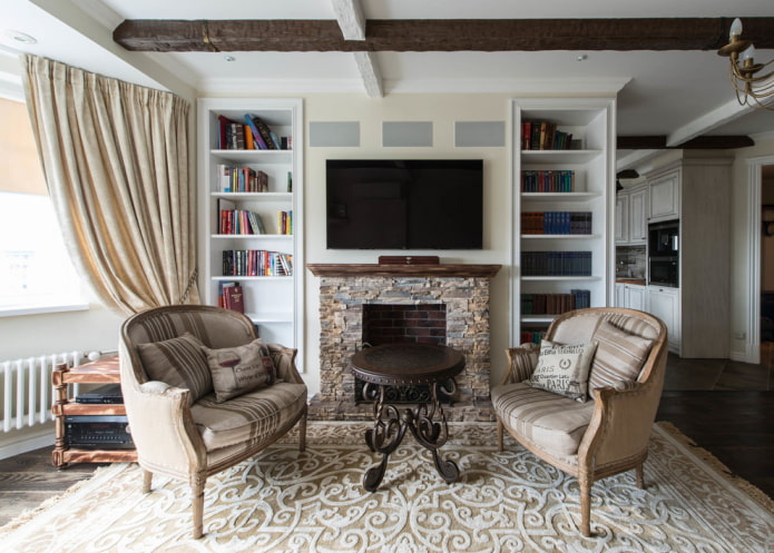 table basse forgée à l'intérieur