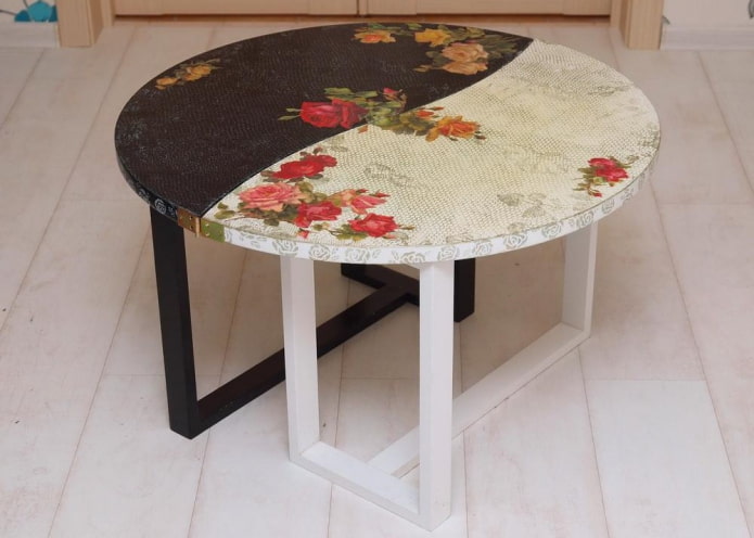 table basse de découpage