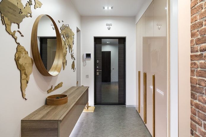 modèle de porte d'entrée dans un style moderne