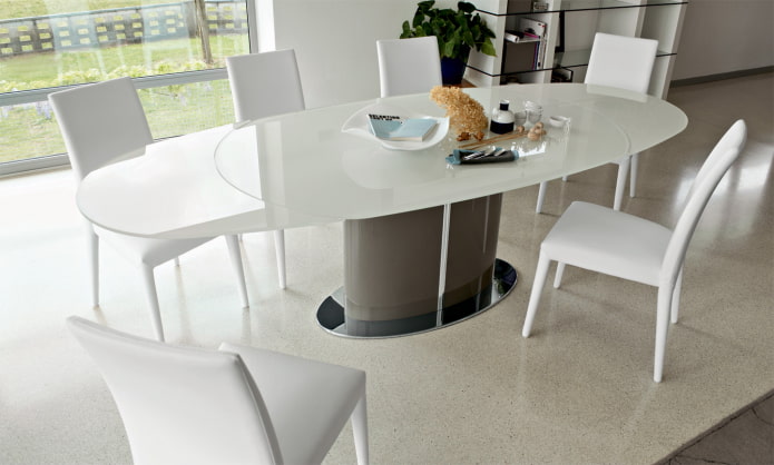 Table ovale